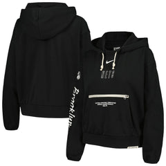 Brooklyn Nets Women's Courtside Standard Issue Performance Pullover Hoodie Black | Nike outlet