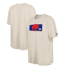 Buffalo Bills New Era Third Down Big & Tall Historic T-Shirt Cream