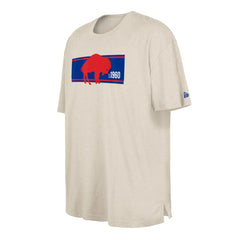 Buffalo Bills New Era Third Down Big & Tall Historic T-Shirt Cream