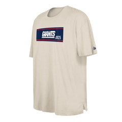 New York Giants New Era Third Down Big & Tall Historic T-Shirt Cream