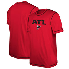 Atlanta Falcons New Era Third Down Puff Print T-Shirt Red