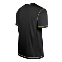 New Orleans Saints New Era Third Down Puff Print T-Shirt Black