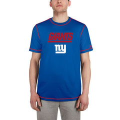 New York Giants New Era Third Down Puff Print T-Shirt Royal