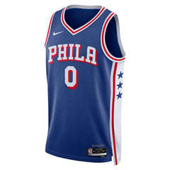 Tyrese Maxey Philadelphia 76ers Unisex Swingman Jersey Icon Edition Royal | Nike discount