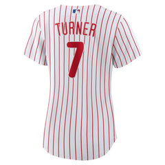 Trea Turner Philadelphia Phillies Nike Women's Home Replica Player Jersey - White - Nike Sale