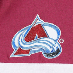 Colorado Avalanche Tommy Hilfiger Walter Lace-Up Long Sleeve Top - Burgundy - NHL 5272037