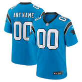 Nike Carolina Panthers Alternate Custom Game Jersey Blue
