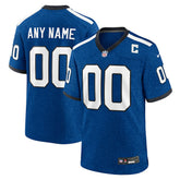 Nike Indiana Nights Indianapolis Colts Alternate Custom Game Jersey Blue
