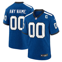 Nike Indiana Nights Indianapolis Colts Alternate Custom Game Jersey Blue