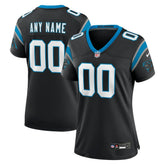 Nike Carolina Panthers Women's Custom Game Jersey Black