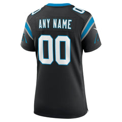 Nike Carolina Panthers Women's Custom Game Jersey Black