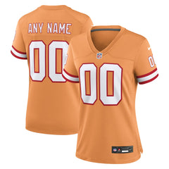 Nike Tampa Bay Buccaneers Women's Custom Throwback Game Jersey Orange