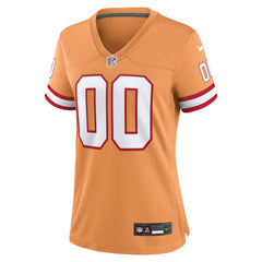 Nike Tampa Bay Buccaneers Women's Custom Throwback Game Jersey Orange