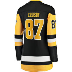 Sidney Crosby Pittsburgh Penguins Fanatics Women's Captain Patch Home Breakaway Jersey - Black - NHL 5275450