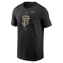 San Francisco Giants Nike Camo Logo T-Shirt - Black - Nike Lifestyle