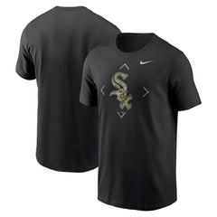 Chicago White Sox Nike Camo Logo T-Shirt - Black - Nike on Sale