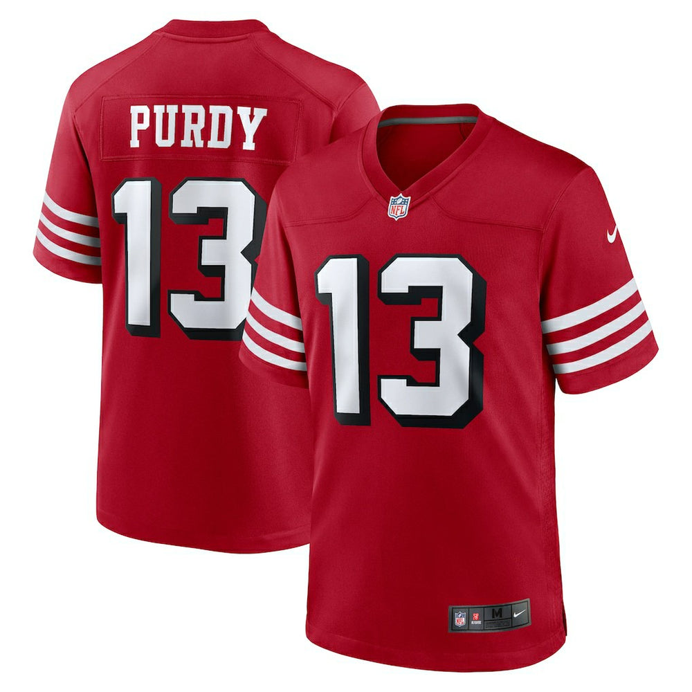 Nike Brock Purdy San Francisco 49ers Alternate Game Player Jersey Scarlet