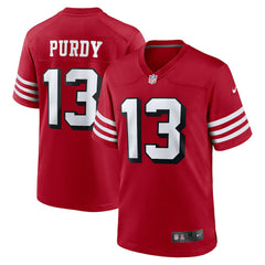 Nike Brock Purdy San Francisco 49ers Alternate Game Player Jersey Scarlet
