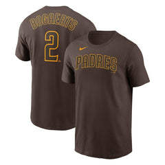 Xander Bogaerts San Diego Padres Nike Name & Number T-Shirt - Brown - Nike on Sale