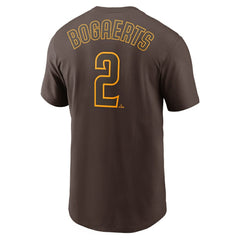 Xander Bogaerts San Diego Padres Nike Name & Number T-Shirt - Brown - Nike on Sale