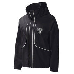 Brooklyn Nets G-III 4Her by Carl Banks Women's Last Shot Full-Zip Hoodie Black