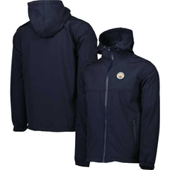 Manchester City Three-Layer Full-Zip Hooded Jacket Navy