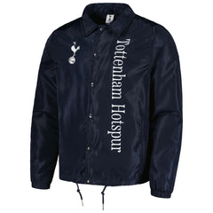 Tottenham Hotspur Coaches Full-Snap Jacket Navy