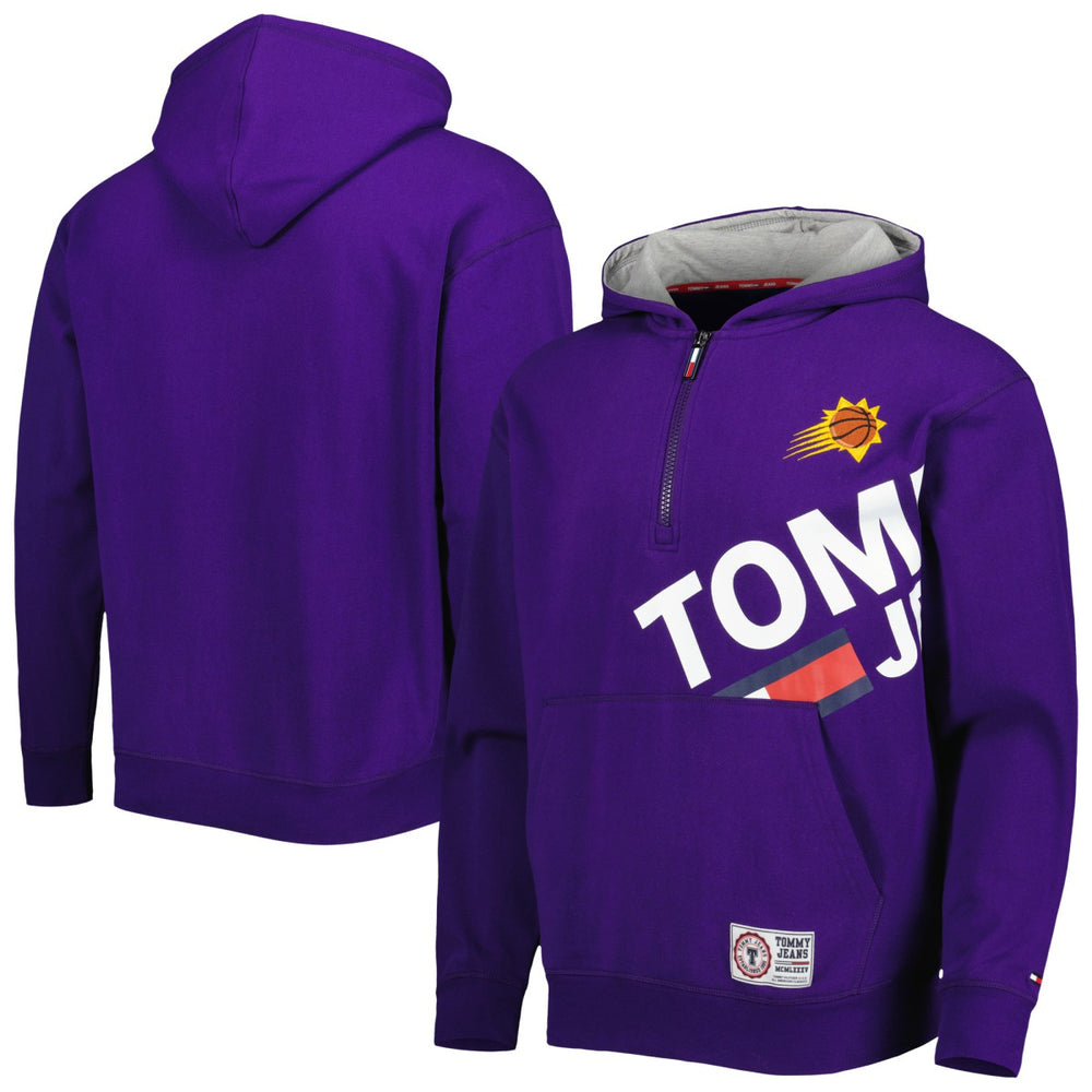 Phoenix Suns Tommy Jeans Bernard Half-Zip Hoodie Purple