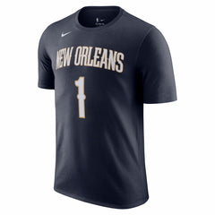 Zion Williamson New Orleans Pelicans Icon 2022/23 Name & Number T-Shirt Navy | Nike online