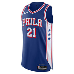 Joel Embiid Philadelphia 76ers Authentic Jersey Icon Edition Royal | Nike Lifestyle