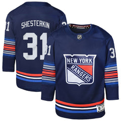 Igor Shesterkin New York Rangers Youth Alternate Premier Player Jersey - Navy - NHL 5280889