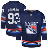Mika Zibanejad New York Rangers Youth Alternate Premier Player Jersey - Navy - NHL 5280890