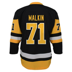 Evgeni Malkin Pittsburgh Penguins Youth Home Replica Player Jersey - Black - NHL 5281208