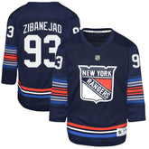 Mika Zibanejad New York Rangers Youth Alternate Replica Player Jersey - Navy - NHL 5281210