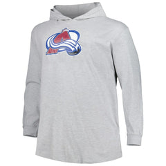 Colorado Avalanche Big & Tall Pullover Hoodie - Heather Gray - NHL 5281573