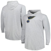 St. Louis Blues Big & Tall Pullover Hoodie - Heather Gray - NHL 5281577