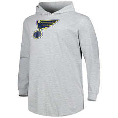 St. Louis Blues Big & Tall Pullover Hoodie - Heather Gray - NHL 5281577