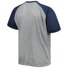 Seattle Kraken Big & Tall Logo Raglan T-Shirt - Heather Gray - NHL 5281596