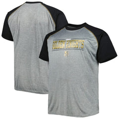 Vegas Golden Knights Big & Tall Logo Raglan T-Shirt - Heather Gray - NHL 5281599