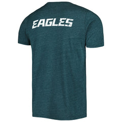Philadelphia Eagles Majestic Threads Tri-Blend Pocket T-Shirt Midnight Green