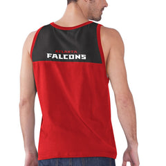 Atlanta Falcons Starter Logo Touchdown Fashion Tank Top Red/Black