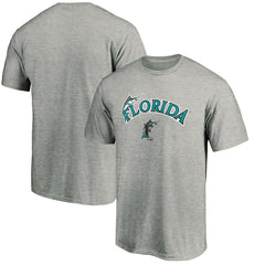 Florida Marlins Cooperstown Collection Team Wahconah T-Shirt - Heather Gray - MLB Online