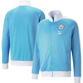 Manchester City ftblHeritage T7 Raglan Full-Zip Track Jacket Sky Blue - Puma for sale