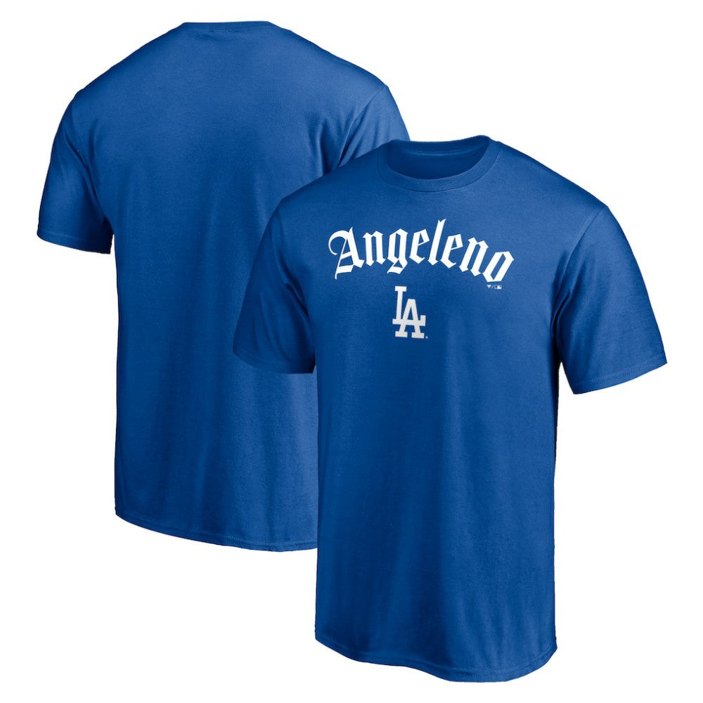 Los Angeles Dodgers Team Hometown Collection Angeleno T-Shirt - Royal - MLB Online