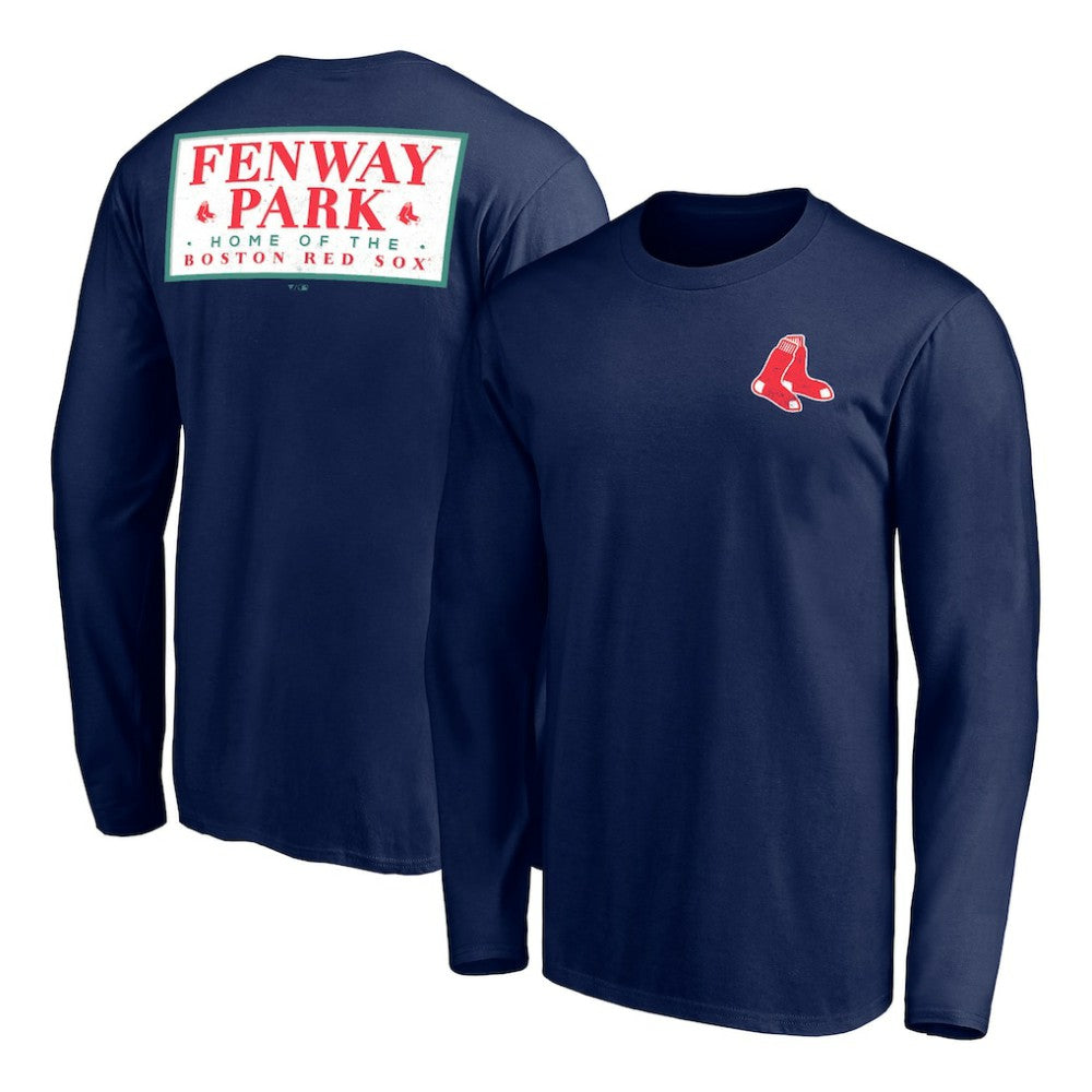 Boston Red Sox Team Hometown Collection Fenway Faithful Long Sleeve T-Shirt - Navy - MLB Online