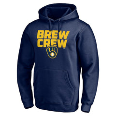 Milwaukee Brewers Team Hometown Collection The Crew Pullover Hoodie - Navy - MLB Sale