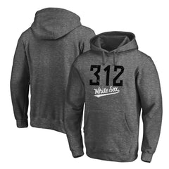 Chicago White Sox Team Hometown Collection The 312 Pullover Hoodie - Charcoal - MLB Online
