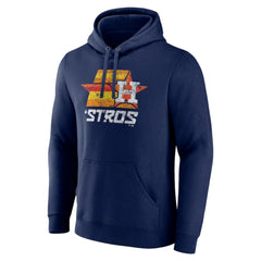 Houston Astros Team Throwback Stros Pullover Hoodie - Navy - MLB Lifestyle