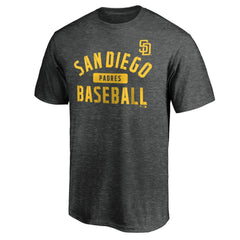 San Diego Padres Team Primary Pill T-Shirt - Charcoal - MLB Lifestyle