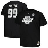 Wayne Gretzky Los Angeles Kings Mitchell & Ness Big & Tall Name & Number T-Shirt - Black - NHL 5283192